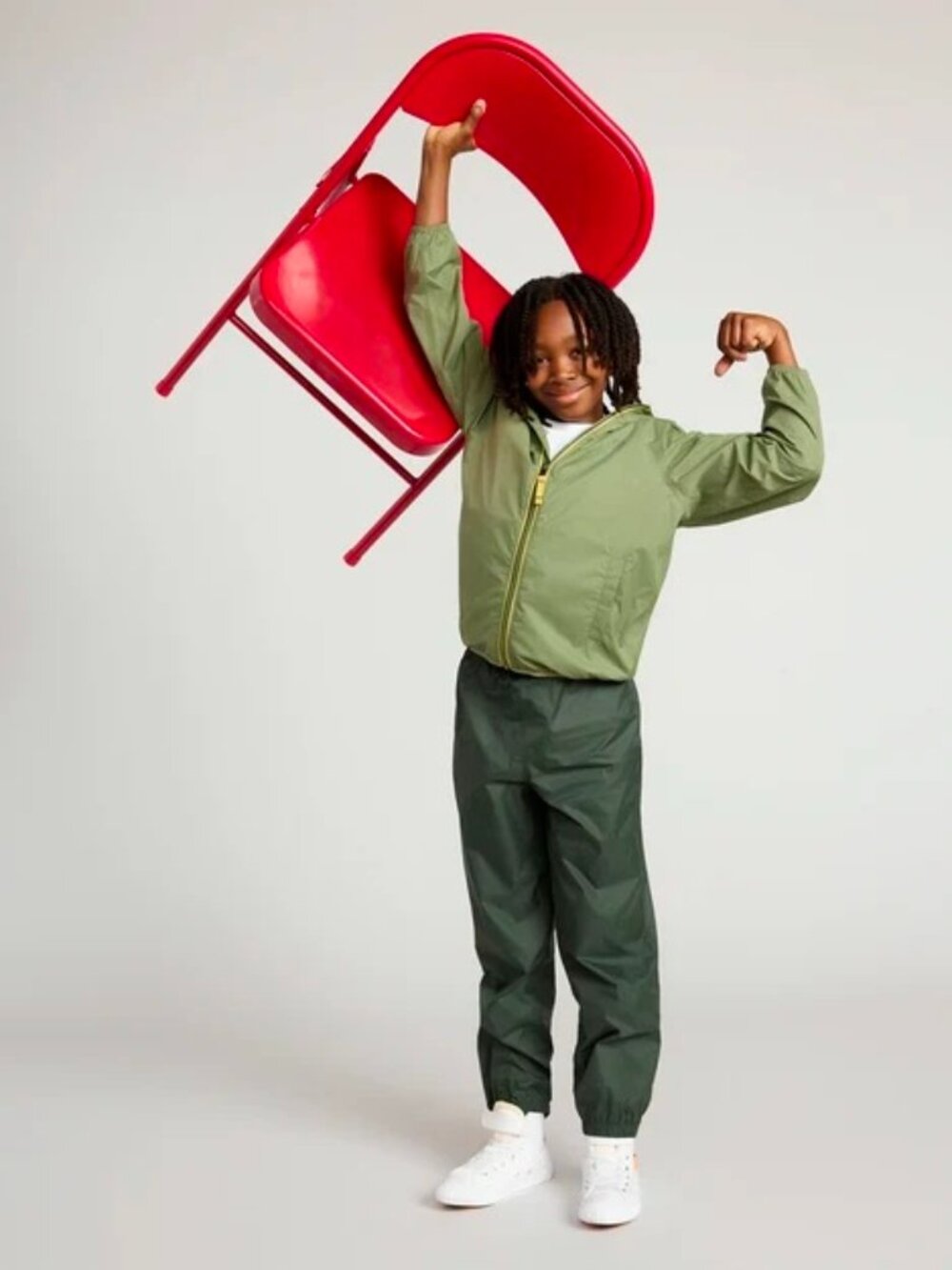 NWT Mondetta Youth Packable Splash Rain Jacket & Pant Set
